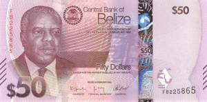Belize 50 Dollar p77 2025